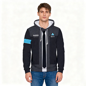 Stampa a sublimazione 3D Anime giapponese personalizzato manica lunga girocollo Pullover in poliestere puro felpa Casual - Product Image 1