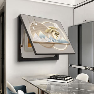 Boîte à compteur électrique moderne, interrupteur d'alimentation, cache-mur, décoration murale, peinture <span class=keywords><strong>pour</strong></span> salon, art mural simple à suspendre, peinture murale - Product Image 1