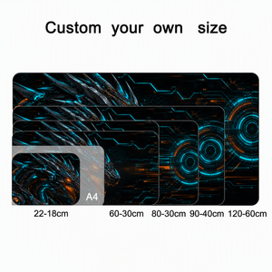 Alfombrilla de Ratón para Juegos con Diseño de Dragón Estético de Ciencia Ficción Personalizable, Alfombrilla Grande para Teclado y Ratón con Base de Goma para Computadora - Product Image 2