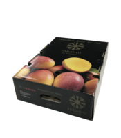 Cajas de Cartón Corrugado para Frutas como Cerezas y Fresas, con Recubrimiento UV Personalizado, Reciclables y de Alta Calidad, en Oferta