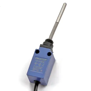 ABILKEEN Mola Macia Rod com Metal Terminal Tipo Selado À Prova D' Água Interruptor De Limite De Mola 5A 250V AC com Cabo De Fio