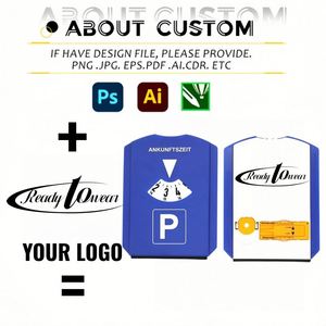 Disque de stationnement portable en plastique ABS de marque OEM P15 avec affichage de l'heure d'arrivée, accessoires extérieurs pour véhicules - Product Image 2