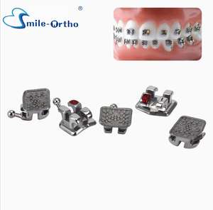 Hot-Sell Orthodontische Beugels Manuele Metalen Monoblock Tandheelkundige Ortho Beugel 018/022 Beugel Orthodontie Met Haak - Product Image 2