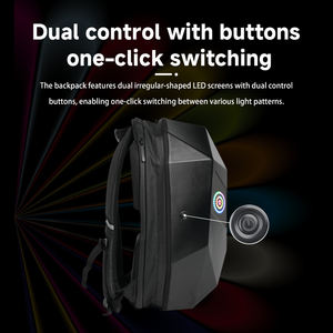 لوي مبتكرة مقاومة للماء متعددة الجيوب شاشة عرض ثلاثية الأبعاد ليد دراجة نارية على ظهره للسفر جاهزة مع ay - Product Image 5