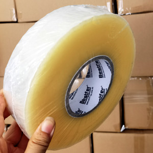 Délai de livraison rapide 2 pouces carton ruban bopp carton ruban d'étanchéité rouleaux de journal 500 mètre 1000 mètre machine ruban d'emballage utilisation d'emballage automatique - Product Image 1