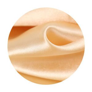 マレーオイリー光沢ダークブルーシルキーサテン生地Charmeuseポリエステル公爵夫人サテンアンチスタティック女の子用パジャマドレス - Product Image 5