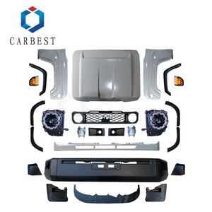 CARBEST 1998-2022 años Kit de carrocería de coche Material ABS parachoques delantero de coche <span class=keywords><strong>FJ70</strong></span> Facelife para <span class=keywords><strong>Toyota</strong></span> <span class=keywords><strong>FJ70</strong></span> FJ75 a FJ76 2024 - Product Image 2