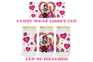 สติ๊กเกอร์กันน้ำลายการ์ตูน PET ขนาด 16 ออนซ์ แบบกำหนดเองสำหรับแก้วน้ำ แก้วมัค ลายฮิสแปนิก แบบ UV DTF - Product Image 3