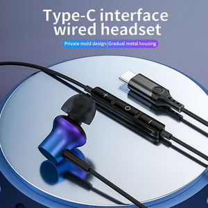 Écouteurs intra-<span class=keywords><strong>auriculaires</strong></span> de type c de haute qualité avec Microphone, audio numérique, mains libres, <span class=keywords><strong>casque</strong></span> à fil usb c - Product Image 2