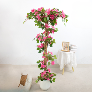 Fournisseur Direct Usine : Plante Artificielle <span class=keywords><strong>en</strong></span> <span class=keywords><strong>Pot</strong></span> Bougainvillier Faite à la Main, Ignifuge et Résistante <span class=keywords><strong>au</strong></span> <span class=keywords><strong>Soleil</strong></span>, pour Aménagement Paysager - Product Image 6