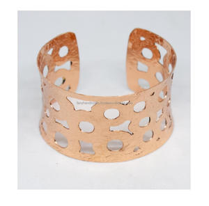 2025 Georgia <b>Copper</b> Cable Cuff Jewelry Christmas Hammered Narrow 3mm Cuff <b>Bracelet</b> Ladies Winter hammered ethnic bangle Jewelry - Product Image 6