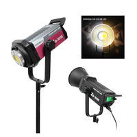 2024 nouvelle idée portable cob led vidéo lumière 100w caméra flash lumières pour photographie aluminium vlogging kit télécommande