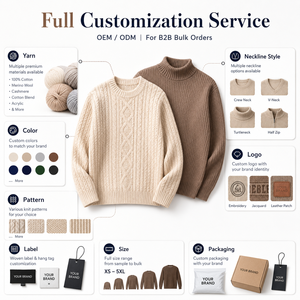 <span class=keywords><strong>Cardigan</strong></span> Pullover da <span class=keywords><strong>Donna</strong></span> <span class=keywords><strong>in</strong></span> <span class=keywords><strong>Cotone</strong></span> 100% con Design Lavorato a Maglia Personalizzato, Nuova Tendenza Autunno 2026 - Product Image 2