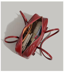 New Trendy Red <b>Bridal</b> Wedding Bag Single Shoulder Bags Underarm <b>Purse</b> Premium High-end Ladies' Handbags Bowling Bag - Product Image 4