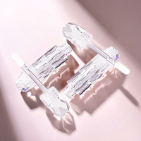 Tube carré en PETG de forme spéciale pour brillant à lèvres, flacon de 3 ml pour correcteur liquide, tube vide pour gloss, impression de logo personnalisée