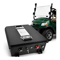 Batterie de chariot de golf LiFePO4 72V 200Ah, pack de batteries au lithium haute capacité pour chariot de golf, véhicule utilitaire, OEM, vente en gros personnalisée