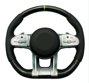 <span class=keywords><strong>Volante</strong></span> Deportivo <span class=keywords><strong>AMG</strong></span> de Fibra de Carbono y Cuero para <span class=keywords><strong>Mercedes</strong></span> Benz C E S G GLE GLS GLC CLS W213 W222 W205 C63, Edición Nueva Mejorada - Product Image 2
