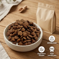 ARLIORCH Nourriture pour chats sans céréales, riche en protéines, saveurs poulet/vache/dinde/thon, formes variées, 30% de protéines, nourriture sèche