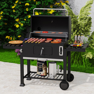 Custom Ky4524hg Bbq Grill 1.5m Multifunctional Outdoor Cooking With Side Tables And Storage Shelf - Product Image 2