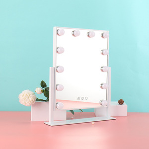 Hotsale trang điểm đèn Live Show LED ánh sáng mỹ phẩm có thể điều chỉnh gương Studio mặc quần áo máy tính để bàn trang trí nội thất nhựa hiện đại 5mm - Product Image 3