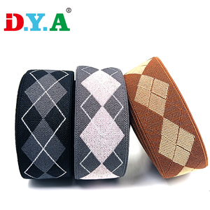 Bande élastique tissée en polyester jacquard avec logo personnalisé pour chaussures, sacs, bretelles, pantalons, ceintures - Product Image 6