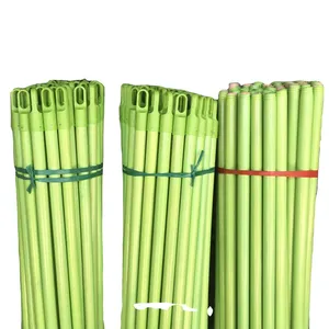 China supplier wood material pvc coated mop stick handles wooden stick for brooms