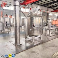 Cuve à malt à vapeur de 2000 L en acier inoxydable SUS304 fournie par l'usine Boben pour brasserie