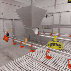 Gia cầm gà núm vú uống hệ thống cho gà thịt trang trại tưới nước Tự Động hệ thống Trung Quốc sản xuất giá - Product Image 2