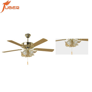 52 Inch 220V Quạt Trần Hiện Đại Trang Trí <span class=keywords><strong>5</strong></span> Tốc Độ Quạt Trần Gỗ Với Ánh Sáng Cho Phòng Khách Với Điều Khiển Từ Xa - Product Image 2