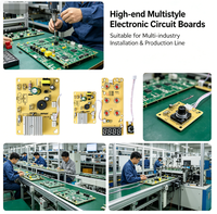 Kit de PCB de Control Principal de Alta Estabilidad para Cocina Infrarroja, Seguro contra Sobretensiones de 2KV, 1800-2200W, Juego Completo de Placas de Circuito Amor