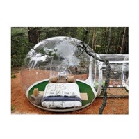 Dôme Igloo Gonflable Transparent en PVC pour Adultes, Tente Bulle de Fête de Mariage, Maison à Bulles Extérieure Étanche Quatre Saisons