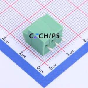 KF250NH-3.5-3P Spring Terminal Block Through hole Component (THT),P=3.5mm Connector 1x3P 3.5mm Green 3P - Product Image 2