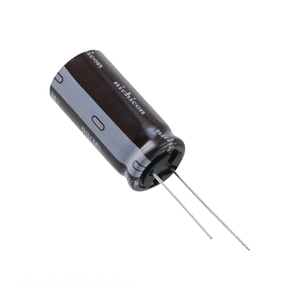 ตัวเก็บประจุแบบรูผ่าน120 uF 20% 450V รัศมี120 uF ตัวเก็บประจุผ่านรู UPH2W121MHD6 - Product Image 1