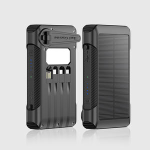Buen precio de fábrica, Banco de energía Solar con manivela, linterna Led, 10000Mah, 20000Mah, Banco de energía para teléfono móvil - Product Image 6