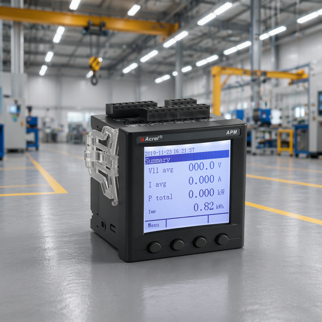 Multifunction Power Analyzer 0.2S High Precision 3 Phase Smart Energy Meter THD Monitor For PV Solar Energy Storage EPC Project