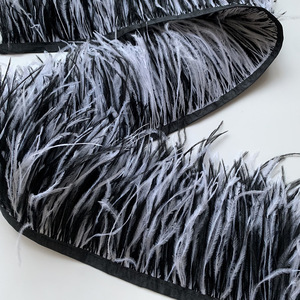 Tiras <span class=keywords><strong>de</strong></span> Tela Multicapa Teñidas con Plumas <span class=keywords><strong>de</strong></span> <span class=keywords><strong>Avestruz</strong></span> y Plumas para Bordes, Boa <span class=keywords><strong>de</strong></span> Plumas para Accesorios <span class=keywords><strong>de</strong></span> Ropa, Cinturón DIY - Venta Directa <span class=keywords><strong>de</strong></span> Fábrica - Product Image 2