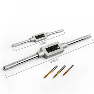 Jeu de tarauds et filières professionnels avec revêtement en titane, kit d'outils manuels robustes pour la réparation automobile et la travail des métaux - Product Image 4