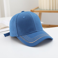 Gorra de Béisbol Unisex con Protección Solar, Estilo Coreano, Versión de Verano, Gorra de Béisbol con Parte Superior Rígida