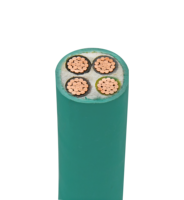 0.6/1kV 4X4 4X6 4X10 4X25 4X50 4X95 MM2 Cu Conducteur en cuivre XLPE Isolé LSZH Sans halogène Gainé XGB LV Câble d'alimentation
