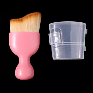 Nouvelle <span class=keywords><strong>brosse</strong></span> à poussière multifonctionnelle à poils moelleux <span class=keywords><strong>boucle</strong></span> indépendante emballage anti-poussière Nail Art - Product Image 2