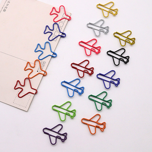 Bạc Máy bay hình dạng giấy <span class=keywords><strong>Clip</strong></span> kích thước lớn kim loại máy bay chất kết dính Clips cho văn phòng phẩm sử dụng - Product Image 6