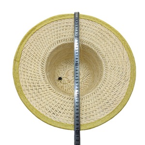 Sombrero de paja de ala ancha para hombre, sombrero de bambú blanco, sombrero de sol de bambú tejido de ala ancha, transpirable y fresco - Product Image 3