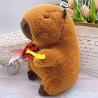 Peluche Capybara Cartoon Personnalisable de 8 Pouces, Super Douce, Anti-Stress, avec Logo et Couleur Personnalisés