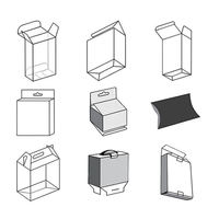 Boîte d'emballage en plastique transparent imprimé en PVC, boîte pliante en acétate, boîtes en vinyle transparent en PVC PET RPET