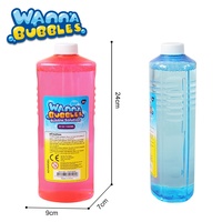 Vente flash d'été : Jouets à bulles d'eau en plastique de 32 oz / 1000 ml, liquide à bulles WANNA BUBBLES