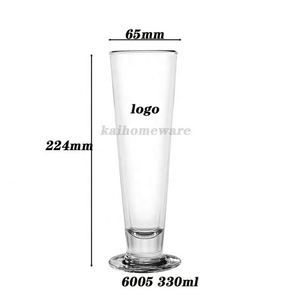 Gobelet à bière en plastique Pilsner classique écologique de 330 ml, sans BPA et durable pour les bars - Product Image 3