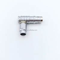 Compatible avec les fiches d'aviation de la série B d'origine 3B 24 broches FHG Connecteur autobloquant à angle droit à poussée-tirage