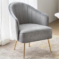 Canapés de luxe dorés nordiques fauteuil en métal velours chaise de bureau d'hôtel canapé moderne pour la maison ensemble de canapés sectionnels meubles de salon