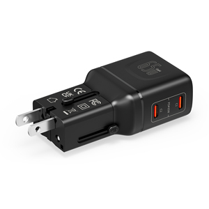 Wontravel Mini <span class=keywords><strong>Pocket</strong></span> trên toàn thế giới phổ Travel Adapter 65W PPS USB Adapter sạc cho gia đình và du lịch - Product Image 1