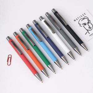 1.0MM Press Ballpoint <b>Pen</b> Aluminum Body Signature <b>Pen</b> Touchscreen Enterprise Customized LOGO Promotional Wholesale - Product Image 1